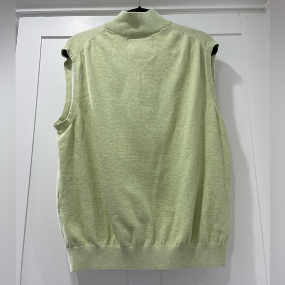 Cutter & Buck Green Half-Zip Sweater Vest - Picture 2 of 4
